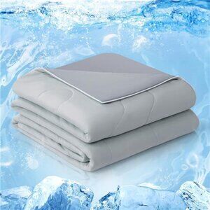 Cooling Comforter Queen, Cold Touch Fabric Absorbs Body Heat